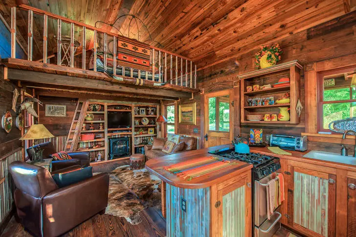 Cowboy cabin Interior Layout