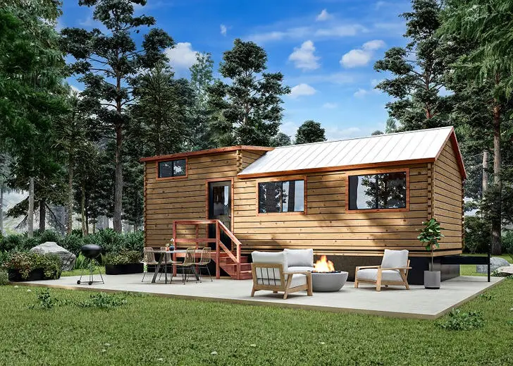 modern cabin