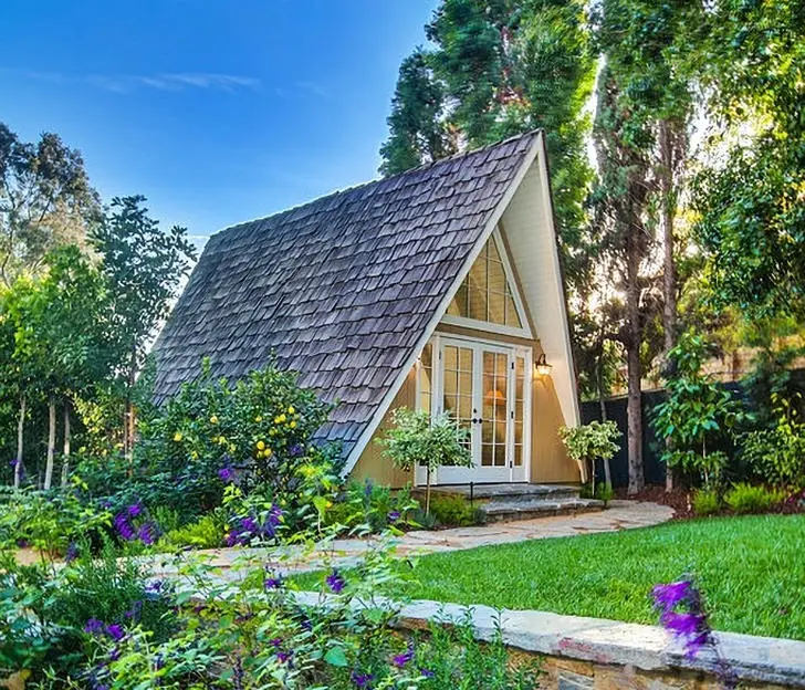 Light and Airy A-Frame Cabin